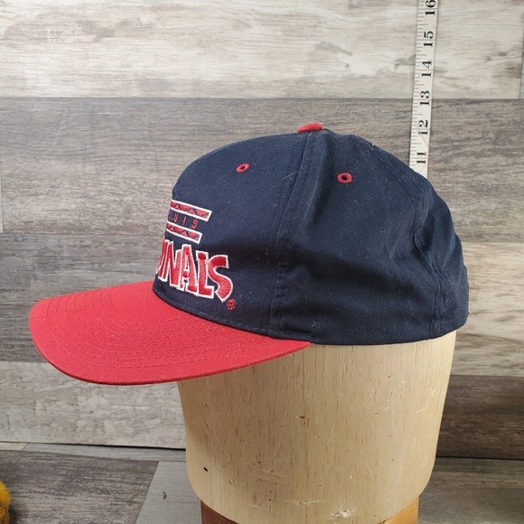 Vintage St. Louis Cardinals Blue Embroidered Snapback Baseball Cap Trucker Hat - Picture 2 of 12